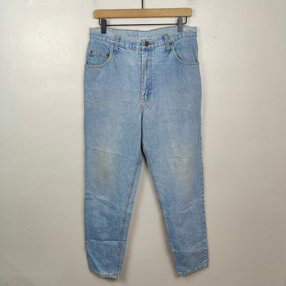 Vintage Levis 511 Jeans Womens 15x32‎  Light Wash High Rise Zip Fly 90s Vtg - Picture 1 of 10